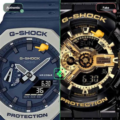 pictures of fake g shock watches|authentic g shock.